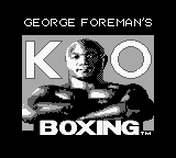 George Foreman's KO Boxing (USA, Europe) Title Screen